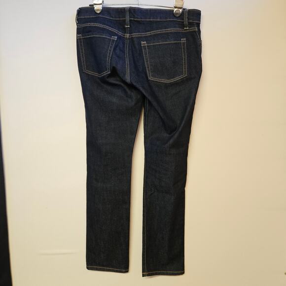 GAP Premium Skinny Dark Blue Jeans Size 6/28 Casual Mid Rise - Picture 2 of 8